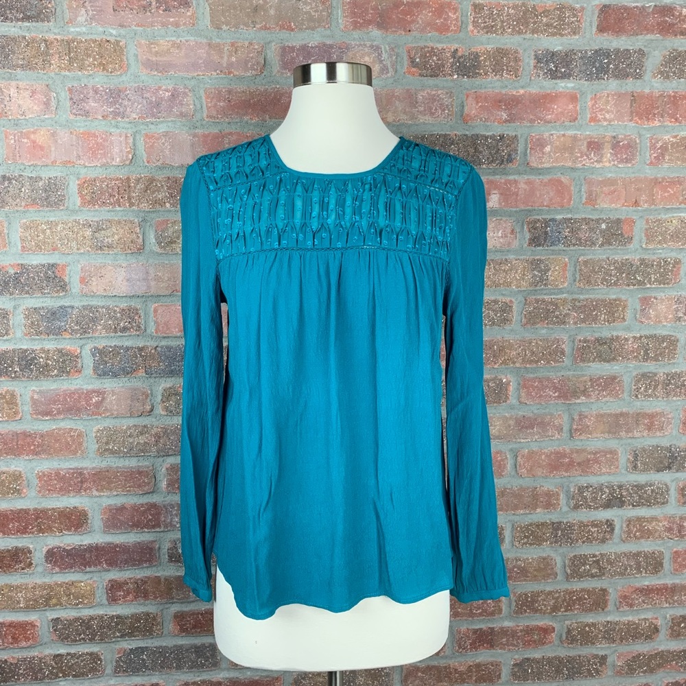 Anthro Meadow Rue Vivie Blouse, Sz S - Picture 2 of 8